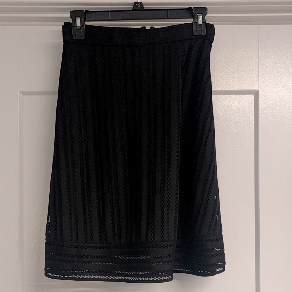 J. Crew Black A-Line Skirt